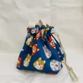 Women Flor Canvas Bag Reusable Ng Tote Fe Eco Cloth Handbag Grocery Pac Girls Students Japanese Lunch Bags