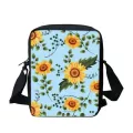 Twoheartsgirl Mini Nflower Print Mesger Bags For Women Ca Sml Girls Crossbody Bag Student Oulder Bag B