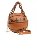 Design Basetbl S Oulder Bags Pu Leather Round Bags Bl Chain Hand Bags Street Ses Crossbody Sml Totes