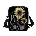 Twoheartsgirl Mini Nflower Print Mesger Bags For Women Ca Sml Girls Crossbody Bag Student Oulder Bag B