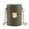 Mini Cyder Sd Oulder Mesger Handbags For Women Ins Snae Print Pu Chain Crossbody Bags With The Bucet Ning Siste