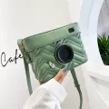 Girls Personity Creative Camera S Bag Ladies Vintage Wave Thread Mesger Bag Women Designer Sml Box Bag Oulder Bolsa