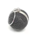 Luxury Women Ning Party Bag Brid Wedding Ses Diamonds Designer Round Bl Bag Mesger Bag Cryst Oulder Bag