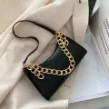 Retro Ca Women Totes New Trend Oulder Bags Fe Leather Solid Cr Chain Handbag