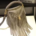 Attra-Yo New Women Tassel Handbag Fe Oulder Lady Oulder Ca Bags Design Hi Quity Pu Leather
