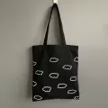 Women Canvas Bags Clouds Printing Tote Ng Ca Cloth Oulder For Girls Ladies Oer Bags With Zier