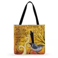 Foldable Ng Bag Le Bird American Art Print Tote Bag For Women Ca Tote Ladies Oulder Bag Outdoor Beach Tote