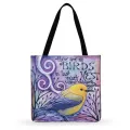 Foldable Ng Bag Le Bird American Art Print Tote Bag For Women Ca Tote Ladies Oulder Bag Outdoor Beach Tote