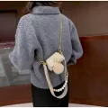 Mini Pearl Tote Bag New Hi-Quity Matte Pu Leather Women's Designer Handbag Hairbl Oulder Mesger Bag