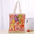 Anime Smile Precure Tote Bag Women Canvas Fabric Bags Eco Reusable Ng Bags Traveg Beach Ca Useful Oulder Bag