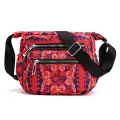 New Printing Women's Oulder Bags Hi Quity Fe Handbags Flor Nylon Ladies Crossbody Bag Girls Mesger Bag Bolsas