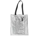 Greyhound Print Women Environment Ng Bag Fe Oulder Handbag Letter Women Canvas Fabric Eco Tote Bag Bolso Mujer