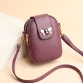 New Pu Leather Phone Bag Single Women Oulder Bags Crossbody Bags For Women Ses Pocet Flap Satchels Handbags