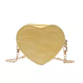 Tor Chain Sml Circular Bag Heart-Sd Oulder Bag For Women New Round Pu Mesger Crossbody Bags Zier