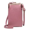 Zebella Hi Quity Phone Bag Pu Leather Travel Portable Oulder Bag Ladies Ses Luxury Designer Crossbody Mesger Bag