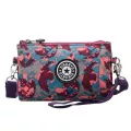 Women 3 Layers Ses Multifunction Nylon Mini Bolsa Finina Ses Mesger Bag Lit Weit Cartes