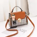 New Cute Type Ladies Pu Handbag Hi Quity Sml Girls Exquisite Cr Matching Ca Sml Square Bag