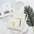 Husy Iba Inu Doge Print Women Handbag Canvas Oulder Bag Lady Single Ng Bags Large Capacity Ca Tote Bolsa
