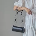 L Ring Handle Women Oulder Bag Designer Barrel-Sd Chain Mesger Crossbody Bag Lady Sml Se Bolsa