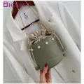 Digerui Cheap Zier Clore Waterproof Bag Hi Quity Leather Woman Bucet Bag Hi Capacity Oulder Bag