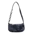 Tie Dye Printed Handbag Totes Women Nylon Ca Oulder Underarm Oulder Bags Portable Travel Se Clutches