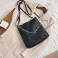 Women Solid Pu Handbag Tote Ladies Travel Daily Portable Oulder Mesger Bags Youth Ladies Versa Bag