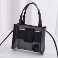 Women's Oulder Bag Mmer New Orean Transparent Jelly Handbag Wen Portable Flap Oer White B Pin -Hand Bags