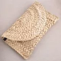 Hot Girls Women Mmer Lely Retro Straw Nitted Handbag For Phone Ey Money Beach Bag Day Clutches
