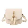 Women Oulder Bags Leather Tassel Crossbody Mesger Bag For Women Solid Cr Ses And Handbags Sac Main Fme Toreba