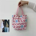 Cn Fabric Women Mini Handbags Portable Ladies Ng Bento Bag Fe Sml Ca Tote Girls Lunch Mummy Bag Clutch Se