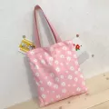 Fe L-Match Ng Bag Ca Tote Vintage Dy Flower Women Large Oulder Bags Student Girls Daily Bos Handbags