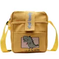 Women Mini Cartoon Canvas Oulder Bags Cute Cell Phone Bag For Student Letter Crossbody Zier Flap Bag Anim Print Mesger