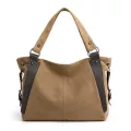 New Women's Oulder Bags Canvas Fe Se -Handle Bags Designer Hi Quity Leire Handbags Ladies Totes Sac A Mai