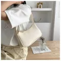 New Pu Leather Soft Oulder Bag Women B Handbags Luxury Designer Sml Vintage Hobo Women Zier Oulder Bags