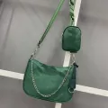 Women Underarm Bag Chain Oxford Cloth Oulder Mesger Bag Caus Handbags Women Bags Designer With Mini Pocet Drops