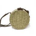 The New Round Straw Bag Handbags Women Mmer Rattan Bag Handmade Wen Beach Circle Bohia Handbag New