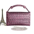 Xmesn Custom Genuine Python Leather Oulder Bag Crossbody Bags Women Phone Holder Snaen Leather Day Clutch