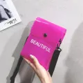 Womens Sml Ses And Handbags Pvc Transparent Jelly Crossbody Bags For Women Clear Clutch Se Ladies Oulder Bag