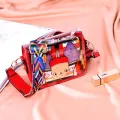 Magic Fi Pand Women Oulder Bag Pu Leather Wide Strap Crossbody Bag Individuity Elnt Lady Flap Bag