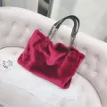 Hot Women Fur Large Size Handbags Ca Ng Bags L Strap Travel Bags Winter Bags Drop Iing Mn868
