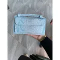 Xmesn Luxury Cowhide Leather Clutch Oulder Cross-Body Bag Sml Crocodile Pattern Genuine Leather Clutch Chain Women's