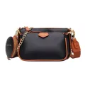 3 In 1 Pu Leather Women Oulder Bag Mesger Chain Ladies Multi-Pocet Crossbody Handbag
