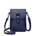 Mini Solid Cr Ladies Cell Phone Bag Hi Quity Leather Oulder Crossbody Bags For Women Sml Fe Clutch Hand Bag