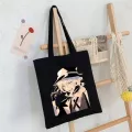 Anime Bungo Stray Dog Osamu Dazai Canvas Bag Haruu Goth Oer Large Capacity Women Bag Classic Vintage Handbag Oulder Bag