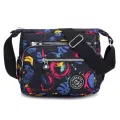 Women Oulder Mesger Bag Nylon Oxford Litweit Waterproof Zier Pge Large Capacity Travel Crossbody Bag