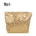 Tanqu Leather Inner Zier Pocet Ing For Big Classic Mini Obag Waterproof Insert Wood Grain Pu For O Bag Women Handbag