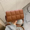 Tend Lattice Pattern Oulder Bag Women's Designer Pu Leather Flap Bags Sml Square Crossbody Fe Travel Mesger Bag