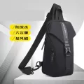 กระเป๋าคาดหน้าอก/Business men's chest bag outdoor casual fashion trend one-shoulder messenger bag