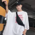 กระเป๋าคาดหน้าอก/Korean men's chest bag new waist bag sports gym bag