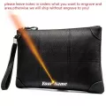 Mva Men's Clutch Bags Genuine Leather Men's Wallet Male Purse For Man Hand Bag Large Capacity Wallet Bussiness Day Clutch Bag